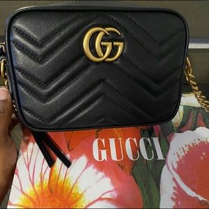 GG Marmont small matelassé shoulder bag